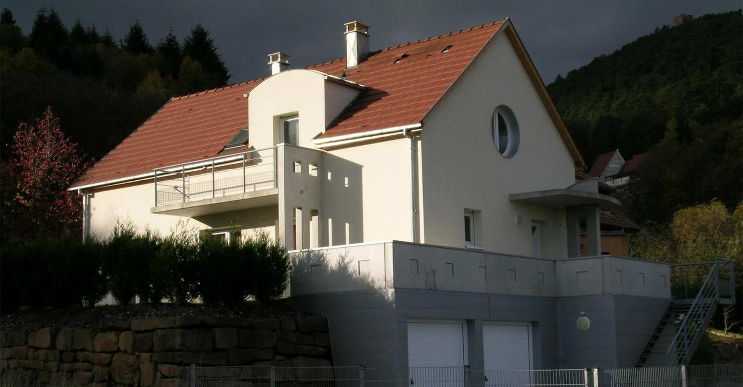 Architure pour maison individuelle et villa dans le haut-rhin