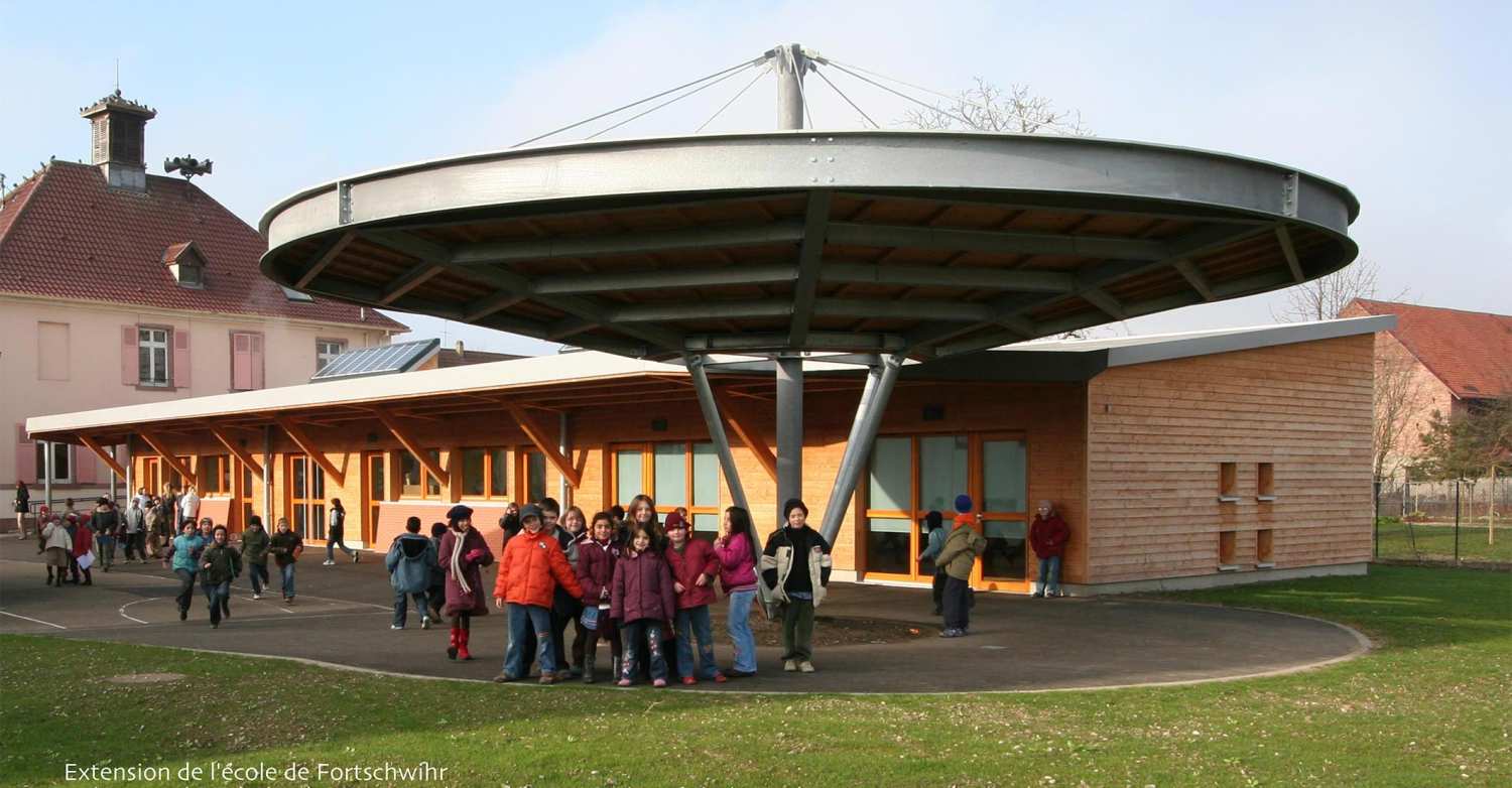 Projet d'architecture public pour école et périscolaire