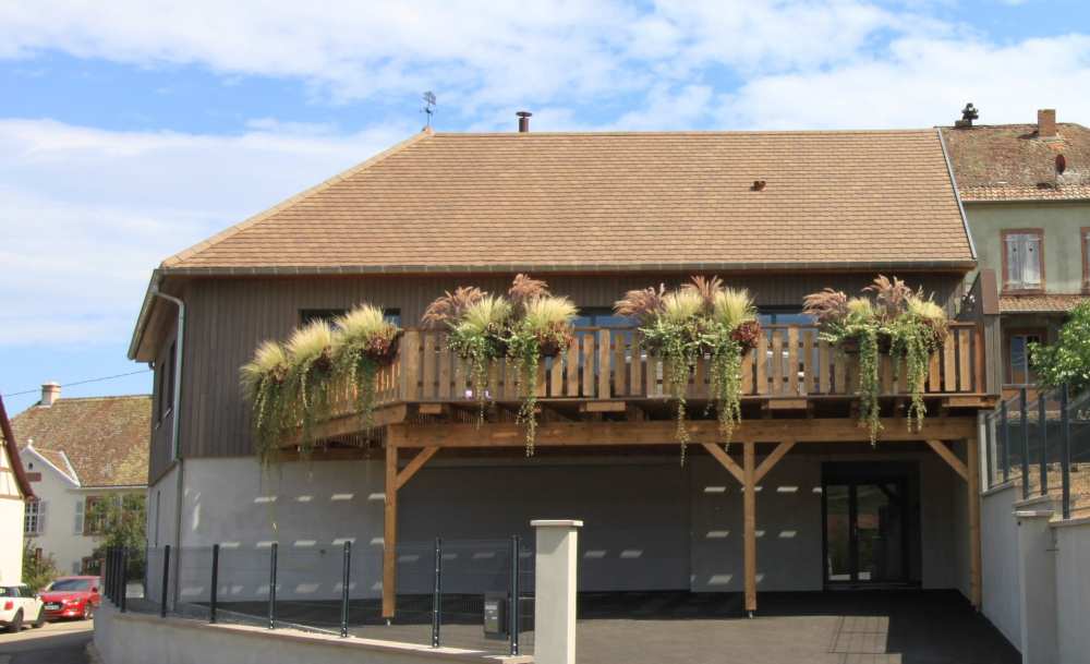 Image 87 : la terrasse vue de l'extérieur